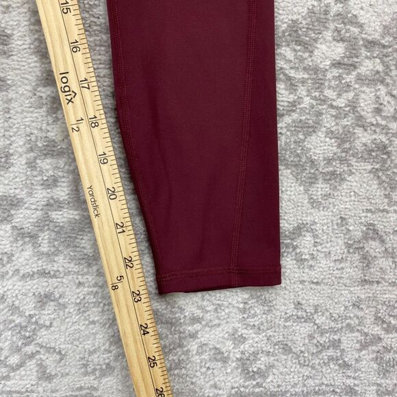 Fabletics Leggings Oasis PureLuxe High-Waisted Red Leggings Women's Size Small - Picture 4 of 7